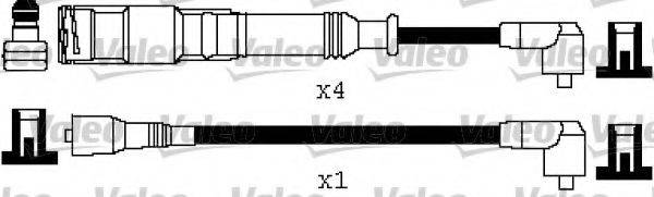 VALEO 346217 Комплект дротів запалення