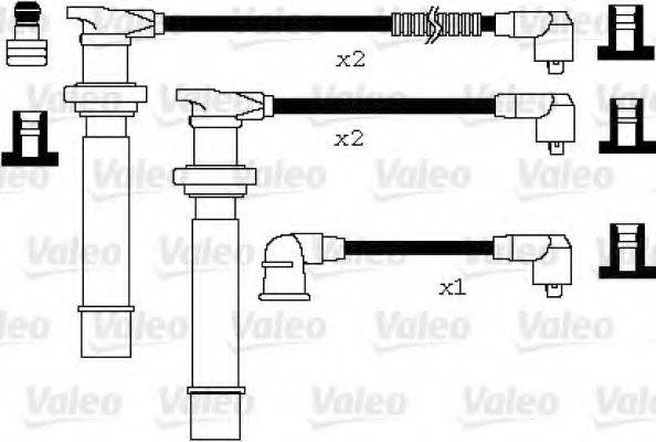 VALEO 346077 Комплект дротів запалення