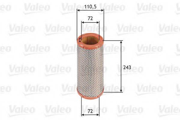 VALEO 585612 Повітряний фільтр