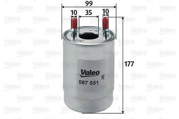 Топливный фильтр VALEO 587551