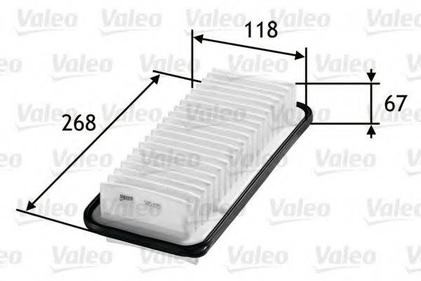 VALEO 585125 Повітряний фільтр