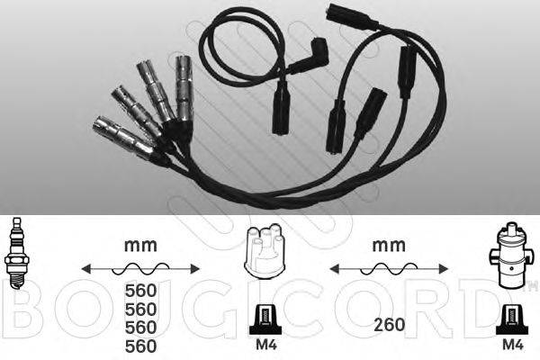 BOUGICORD 9524 Комплект дротів запалення