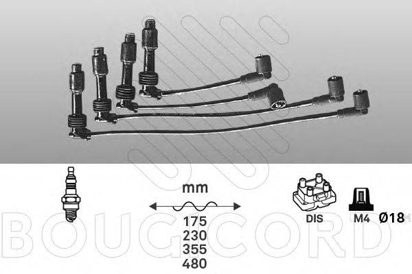 BOUGICORD 5101 Комплект дротів запалення