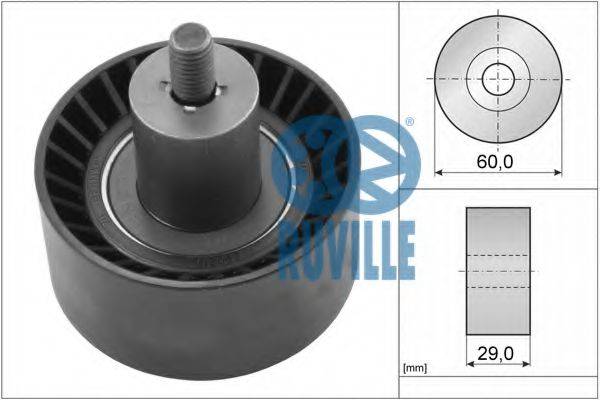 RUVILLE 55228 Паразитний / Провідний ролик, зубчастий ремінь