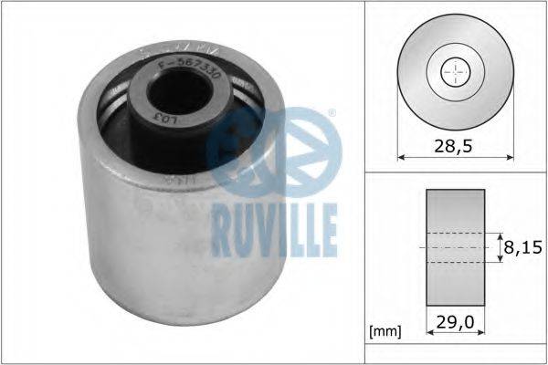 RUVILLE 55773 Паразитний / Провідний ролик, зубчастий ремінь