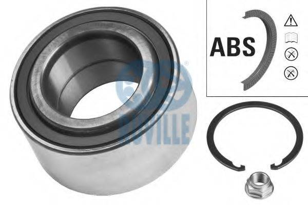 RUVILLE 6633 Комплект підшипника ступиці колеса
