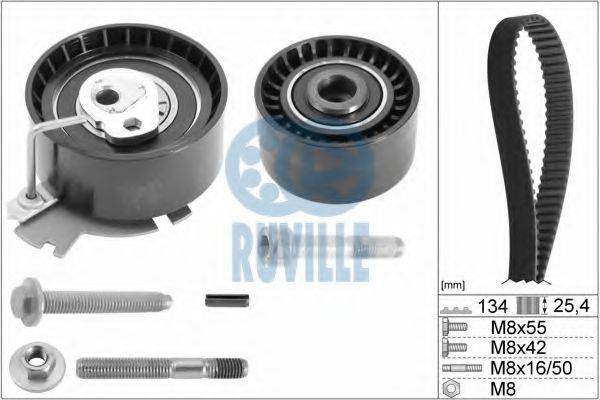 RUVILLE 5663870 Комплект ременя ГРМ