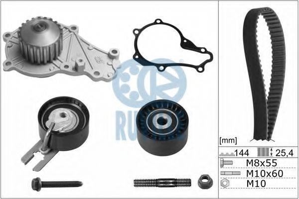 RUVILLE 55953701 Водяний насос + комплект зубчастого ременя