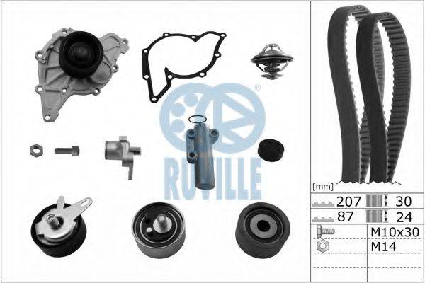 RUVILLE 55703771 Водяний насос + комплект зубчастого ременя