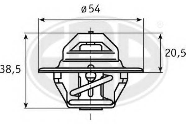 ERA 350035 Термостат, що охолоджує рідину