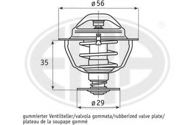 ERA 350120 Термостат, що охолоджує рідину