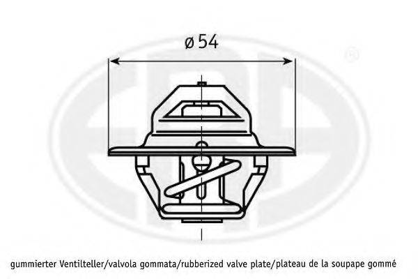 ERA 350367 Термостат, що охолоджує рідину