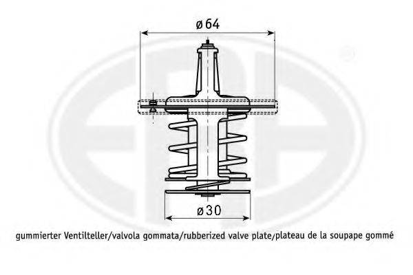 ERA 350372 Термостат, що охолоджує рідину