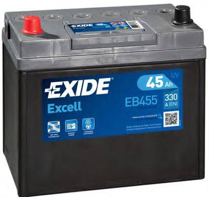 Стартерная аккумуляторная батарея; Стартерная аккумуляторная батарея EXIDE EB455