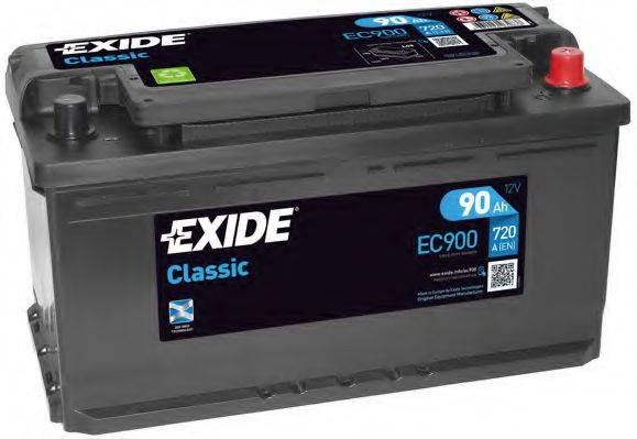 EXIDE EC900 Стартерная аккумуляторная батарея; Стартерная аккумуляторная батарея