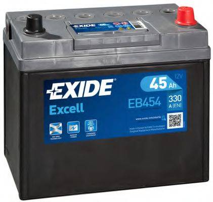 Стартерная аккумуляторная батарея; Стартерная аккумуляторная батарея EXIDE _EB454