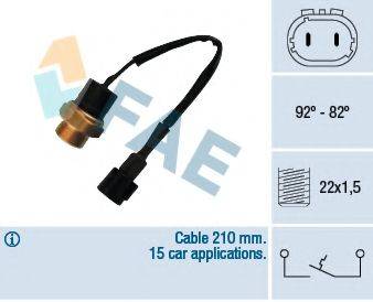 FAE 37670 Термові вимикач, вентилятор радіатора