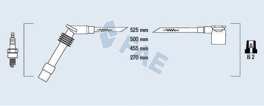 FAE 85084 Комплект дротів запалення