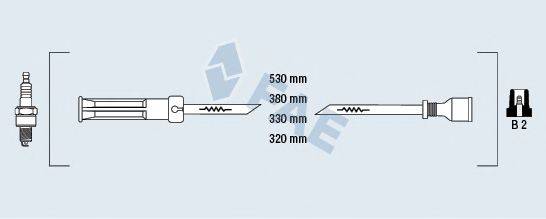 FAE 85996 Комплект дротів запалення