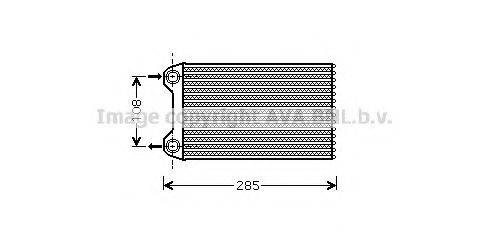 AVA QUALITY COOLING AI6223 Теплообмінник, опалення салону