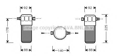 AVA QUALITY COOLING AID154 Осушувач, кондиціонер