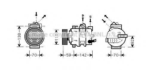 Компресор, кондиціонер AVA QUALITY COOLING AIK349