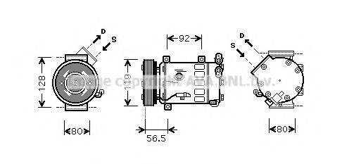 Компресор, кондиціонер AVA QUALITY COOLING CNAK242