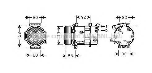 Компресор, кондиціонер AVA QUALITY COOLING CNAK255