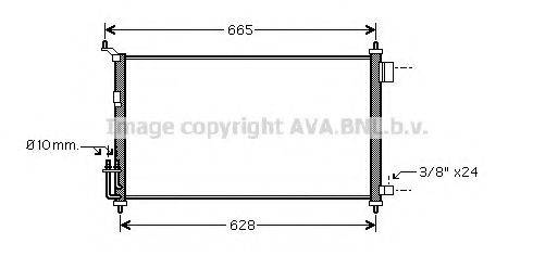 AVA QUALITY COOLING DN5251 Конденсатор, кондиціонер