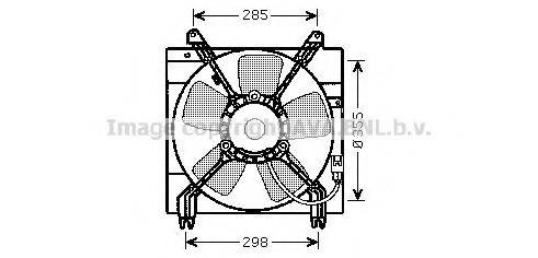 AVA QUALITY COOLING DW7509 Вентилятор, охолодження двигуна