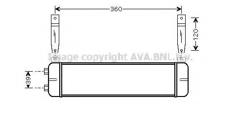 AVA QUALITY COOLING FD3343 масляний радіатор, моторне масло