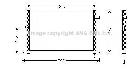 AVA QUALITY COOLING FD5334 Конденсатор, кондиціонер