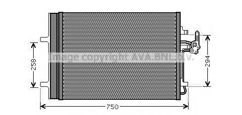 AVA QUALITY COOLING FD5427D Конденсатор, кондиціонер