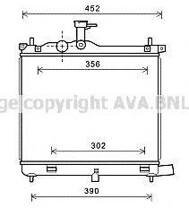 AVA QUALITY COOLING HY2290 Радіатор, охолодження двигуна