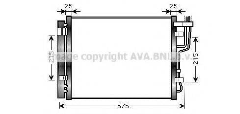 AVA QUALITY COOLING HY5189D Конденсатор, кондиціонер