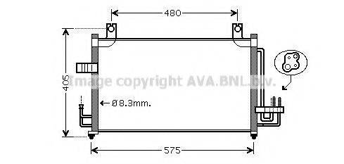 AVA QUALITY COOLING KA5068D Конденсатор, кондиціонер