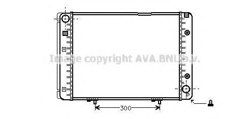 AVA QUALITY COOLING MS2100 Радіатор, охолодження двигуна