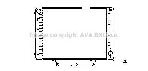 AVA QUALITY COOLING MS2175 Радіатор, охолодження двигуна