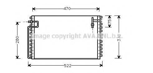 AVA QUALITY COOLING OL5210 Конденсатор, кондиціонер