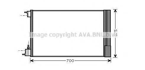 AVA QUALITY COOLING OL5478D Конденсатор, кондиціонер