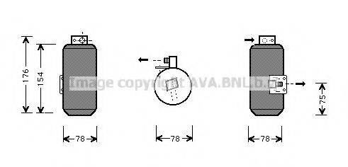 AVA QUALITY COOLING OLD292 Осушувач, кондиціонер