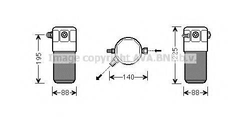 AVA QUALITY COOLING OLD541 Осушувач, кондиціонер