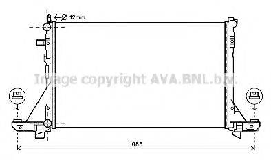 AVA QUALITY COOLING RT2561 Радіатор, охолодження двигуна