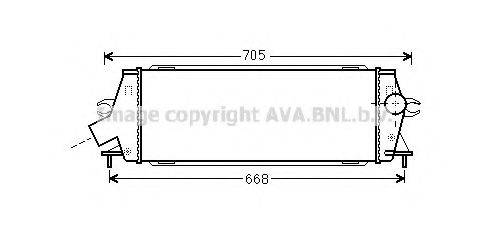 AVA QUALITY COOLING RT4456 Інтеркулер