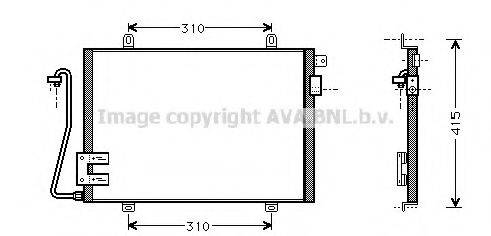 AVA QUALITY COOLING RT5232 Конденсатор, кондиціонер