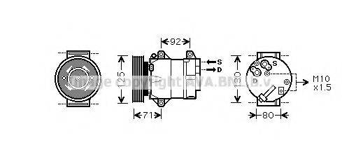 Компресор, кондиціонер AVA QUALITY COOLING RTAK441