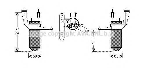 AVA QUALITY COOLING RTD428 Осушувач, кондиціонер