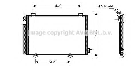 AVA QUALITY COOLING TO5382D Конденсатор, кондиціонер