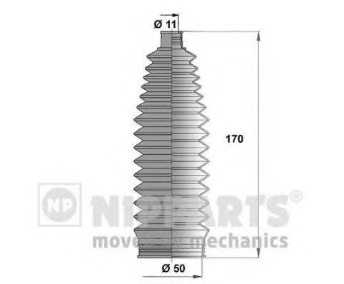 NIPPARTS J2842016 Комплект пильника, рульове управління