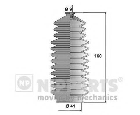 NIPPARTS J2851007 Комплект пильника, рульове управління